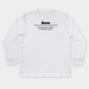 Excuse Me Kids Long Sleeve T-Shirt